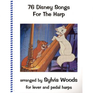 楽譜『76 Disney Songs For The Harp』の表紙