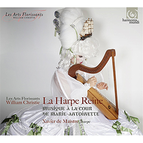 CD『王妃のハープ マリー・アントワネットの宮廷の音楽』のジャケット