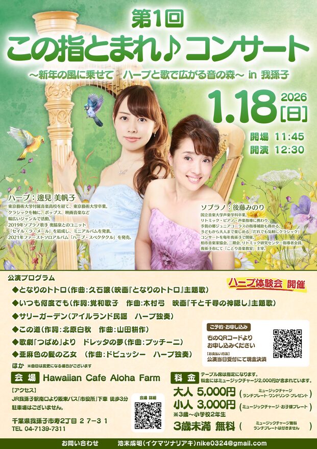「第1回 この音とまれ♪ ランチコンサート」の告知画像