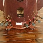 ペダルハープの足元にある7つのペダル