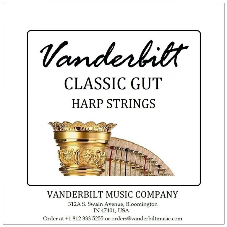 【新着】ペダルハープ用Vanderbilt Classic Gut取り扱い開始のお知らせ