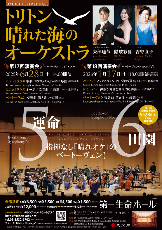トリトン晴れた海のオーケストラ　第18回演奏会ベートーヴェン・ツィクルスVI